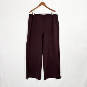 SPANX AirEssentials‎ Zero Waistband Wide Leg Pant Truffle Brown Size 2X Regular